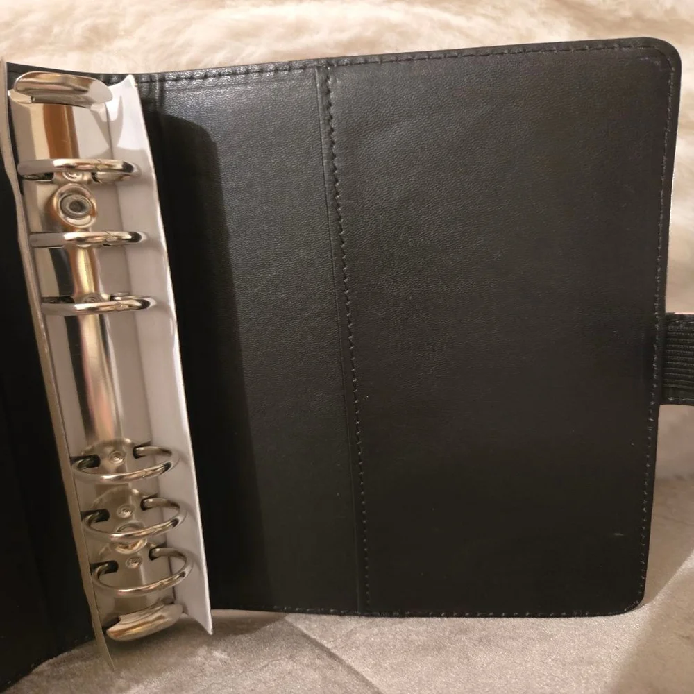Unbranded Personal Budget Binder One Size Black Pink Leopard Print